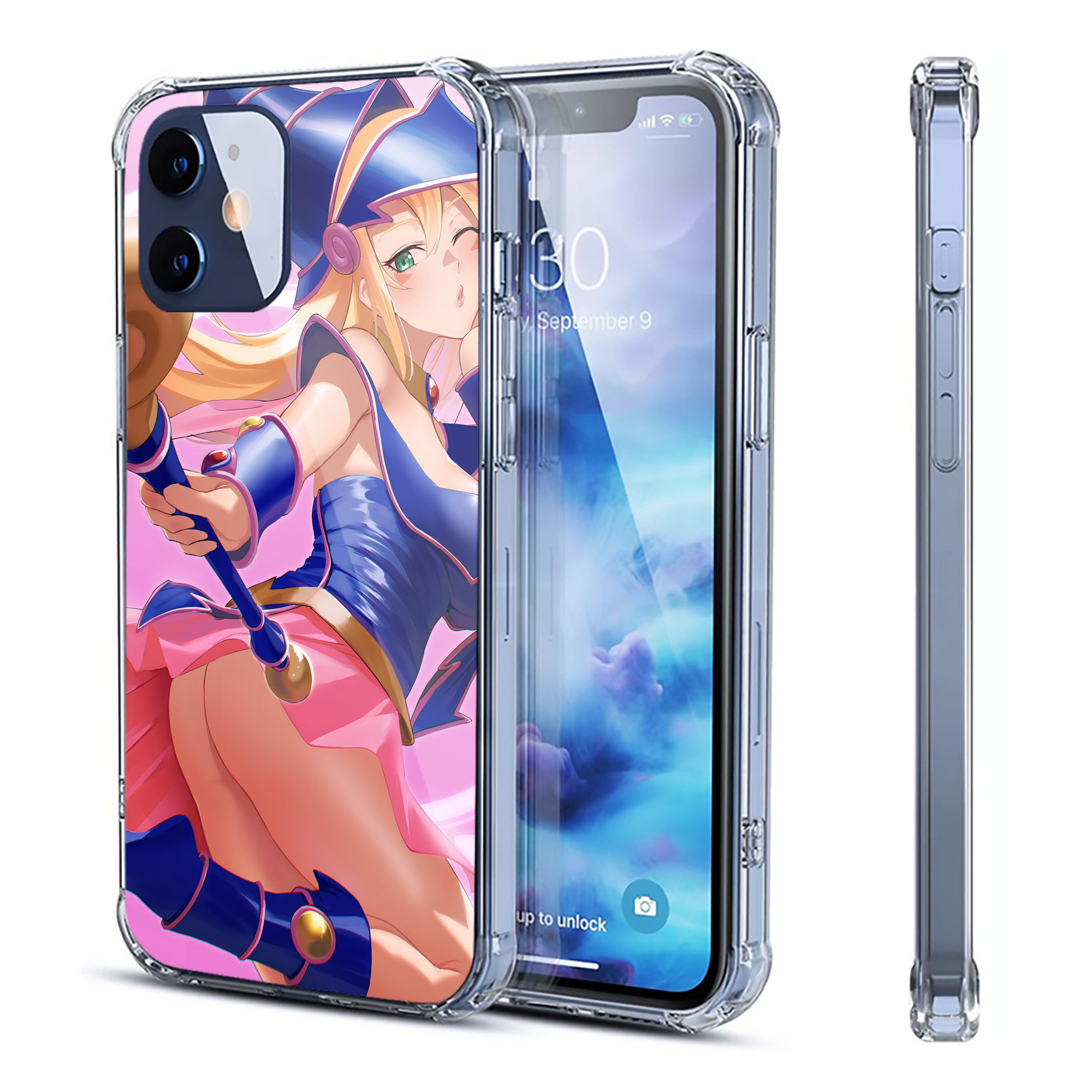 （画像用） 遊☆戯☆王 Yu-Gi-Oh! 【iPhone 12シリーズ対応】透明スマホケース（クリアソフトケース）
